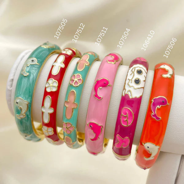 Assorted Enamel Bangles