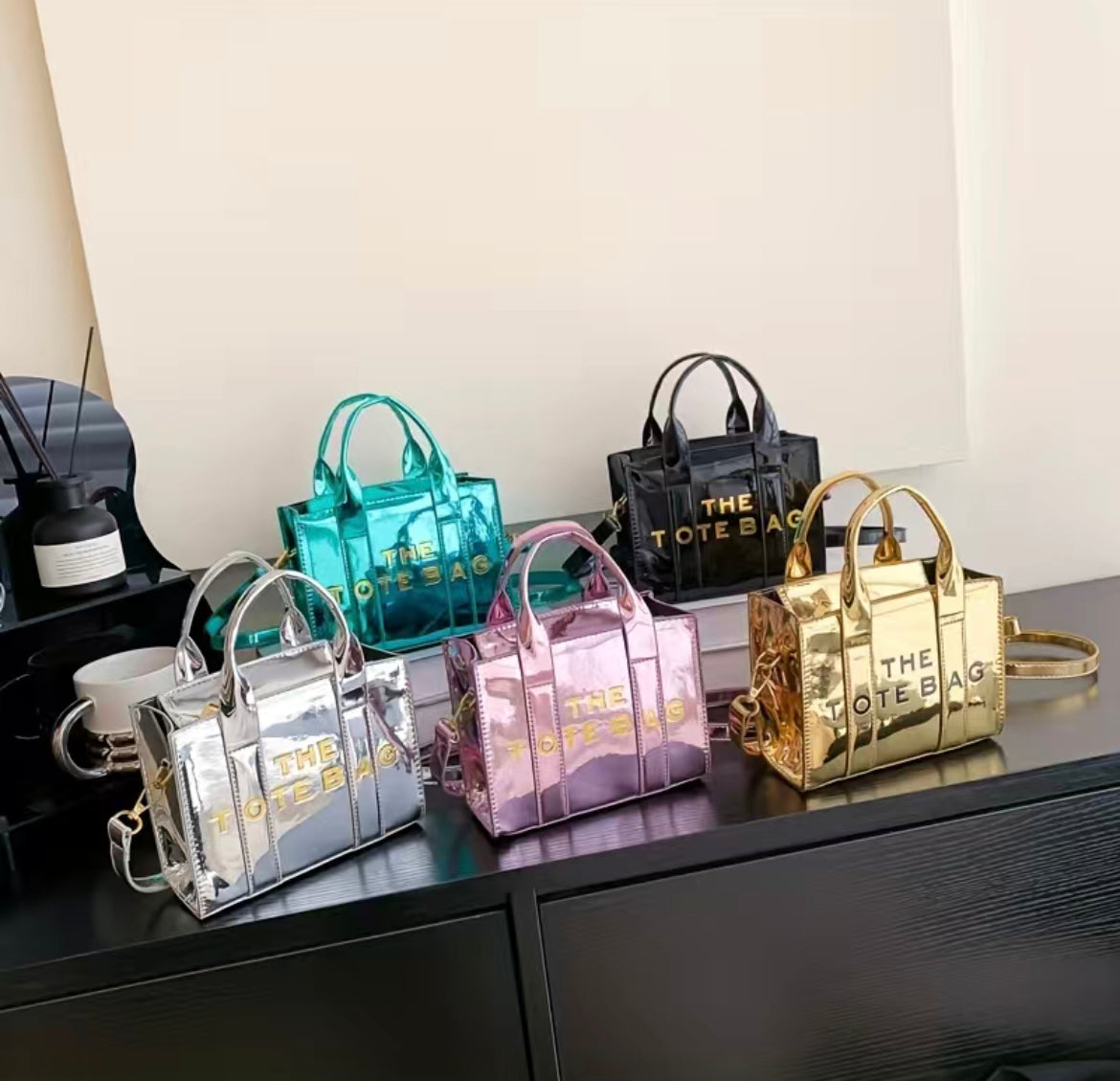 Metallic Tote Bags