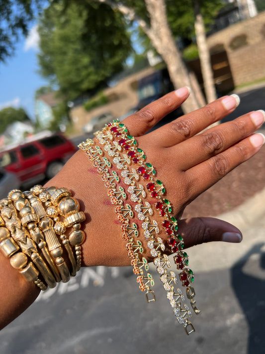Cherry Girl Bracelet Set