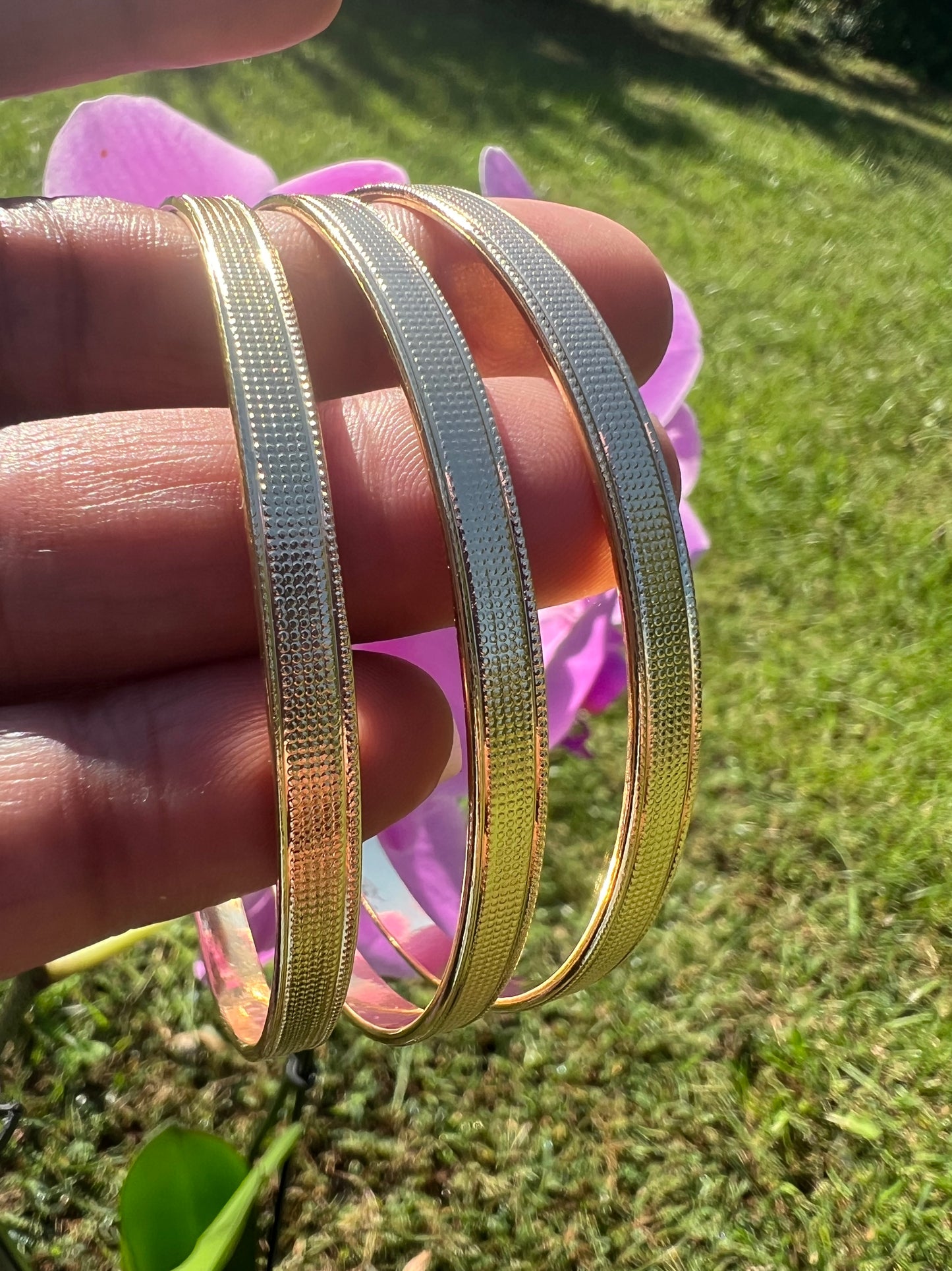 Speckled Bangle Set