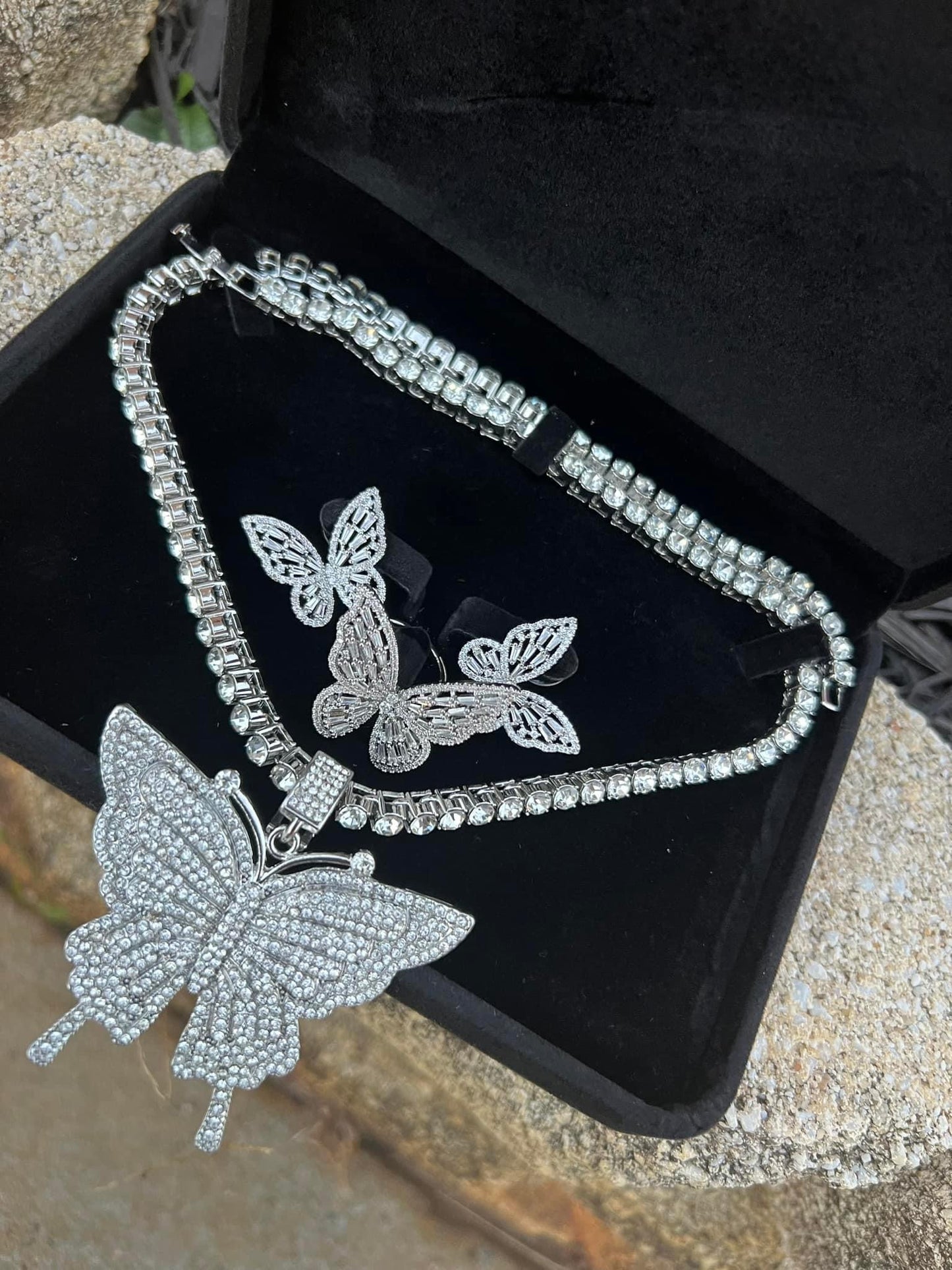 Butterfly Set SILVER ONLY