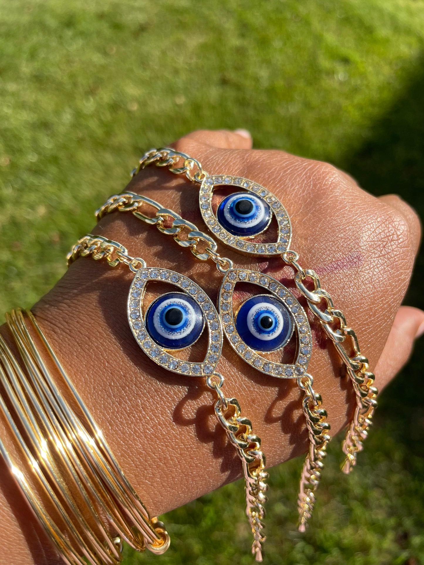 Blue 🧿 Evil Eye Bracelet